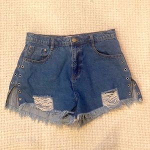 Medium Wash Demin Shorts